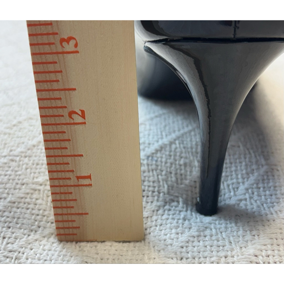 Vince Camuto Preppy Patent Leather Black Pointed Toe Stiletto Pumps Size 10 - Picture 10 of 10